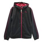  не использовался PUMA Puma ветровка L чёрный обратная сторона tricot женский б/у одежда б/у 