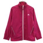 adidas Adidas ветровка M пурпурный жакет обратная сторона сетка женский б/у одежда б/у 
