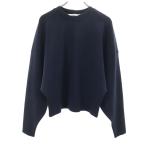 ZARA ザラ 長袖 ドルマン トレーナー L ネイビー レディース 古着 中古