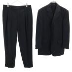 VERRIve Lee Италия производства mo волосы Blend костюм верх и низ выставить 48R черный мужской б/у одежда б/у 