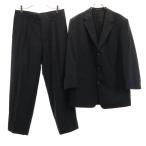 HUGO BOSS Hugo Boss полоса рисунок костюм верх и низ выставить 52 черный мужской б/у одежда б/у 