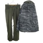 BURTON Barton камуфляж рисунок сноуборд жакет верх и низ выставить M серый серия winter спорт мужской б/у одежда б/у 