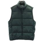 UNIQLO ユニクロ ウルトラライト ダウンベスト M グリーン系 メンズ 古着 中古