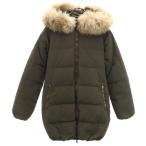 ショッピングデュベティカ DUVETICA デュベティカ ダウンコート 40 カーキ レディース 古着 中古