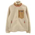 美品 patagonia パタゴニア クラシックレトロ X フリースジャケット M ベージュ アウトドア STY23074FA20 レディース 古着 中古