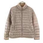 UNIQLO ユニクロ ウルトラライトダウンジャケット M ベージュ レディース 古着 中古
