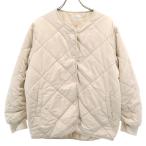 ITEMS URBAN RESEARCH item z Urban Research стеганная куртка S слоновая кость с хлопком женский б/у одежда б/у 