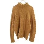 JOURNAL STANDARD Journal Standard длинный рукав ta-toru шея свитер L горчица вязаный мужской б/у одежда б/у 