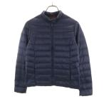 UNIQLO Uniqlo INES DE LA FRESSANGE Innes do черновой re Sanji . сотрудничество Ultra свет пуховик M темно-синий женский б/у одежда б/у 