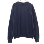Ultra Fleece Ultra флис 90s USA производства Old длинный рукав футболка L темно-синий мужской б/у одежда б/у 