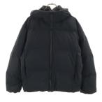 UNIQLO ユニクロ 長袖 シームレス ダウンパーカー L ブラック レディース 古着 中古