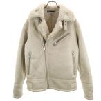 ZARA Zara искусственный мутон жакет M слоновая кость мужской б/у одежда б/у 