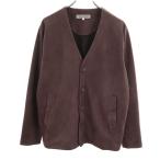 Henry Cottons Henry хлопок z длинный рукав поддельный замша V шея кардиган M балка gun ti мужской б/у одежда б/у 