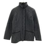 Barbour Bab a- подкладка стеганная куртка 8 угольно-серый SOFT DURACOTTON POLARQUILT женский б/у одежда б/у 