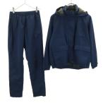 adidas Adidas с капюшоном . ветровка верх и низ выставить S темно-синий тренировка tricot подкладка женский б/у одежда б/у 