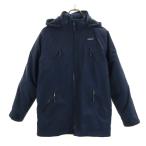 ショッピングpatagonia patagonia パタゴニア 3WAY ダウンジャケット XXL ネイビー 68025 ビッグサイズ キッズ 古着 中古
