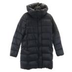 UNIQLO ユニクロ ウルトラライト フーデット ダウンコート M ブラック レディース 古着 中古