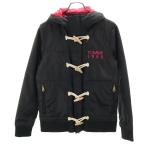  прекрасный товар TOMMY Tommy полупальто "даффл коут" M черный Tommy Hilfiger женский б/у одежда б/у 