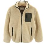 ショッピングzara ZARA ザラ ボア フリースジャケット 11-12 ベージュ キッズ 古着 中古