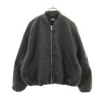 ショッピングzara ZARA ザラ ブルゾン M チャコールグレー ジャケット レディース 古着 中古