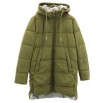 ZARA ザラ 中綿コート M オリーブ レディース 古着 中古