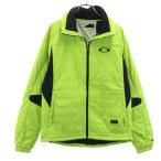 OAKLEY Oacley . какой . рисунок с хлопком жакет M neon зеленый мужской б/у одежда б/у 
