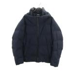 UNIQLO ユニクロ シームレス ダウンジャケット M ネイビー メンズ 古着 中古