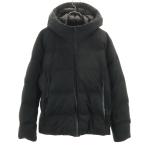UNIQLO ユニクロ シームレス ダウンジャケット M ブラック 3Dカット メンズ 古着 中古