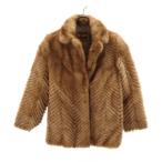 Moon Bat Fur ムーンバットファー 毛皮コート 11 キャメル レディース 古着 中古