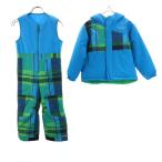 Columbia Colombia лыжи одежда верх и низ выставить XS оттенок голубого уличный двусторонний Kids б/у одежда б/у 