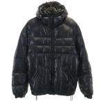 UNIQLO ユニクロ プレミアム ダウンジャケット S ブラック系 メンズ 古着 中古