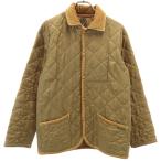 ショッピングラベンハム LAVENHAM ラベンハム イギリス製 キルティングジャケット 36 キャメル レディース 古着 中古
