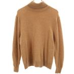 UNIQLO ユニクロ カシミヤ100% 長袖 タートルネック セーター L ブラウン ニット レディース 古着 中古