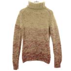 DOLCE&GABBANA ドルチェアンドガッバーナ イタリア製 長袖 タートルネック セーター ベージュ レディース 古着 中古