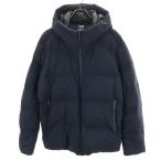 UNIQLO ユニクロ シームレス ダウンパーカー XL ネイビー メンズ 古着 中古