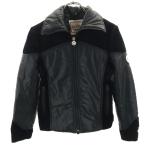 MONCLER Moncler 80s Vintage лыжи вельвет переключатель с хлопком жакет M черный женский б/у одежда б/у 