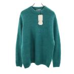 未使用 ZARA ザラ 長袖 セーター L ターコイズ ニット メンズ 古着 中古