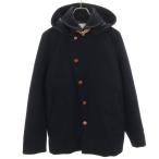 EDIFICE Edifice котороткое пальто M темно-синий ... кнопка круг воротник мужской б/у одежда б/у 