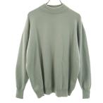 FREEDOM BY FREAK'S STORE freedom bai freak s магазин длинный рукав вязаный M зеленый серый серия свитер мужской б/у одежда б/у 