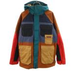 BURTON Barton сноуборд жакет S мульти- winter с хлопком лыжи мужской б/у одежда б/у 