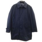 BEAMS HEART Beams Heart пальто с отложным воротником 44 темно-синий с хлопком подкладка имеется мужской б/у одежда б/у 