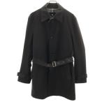 BURBERRY BLACK LABEL Burberry Black Label пальто с отложным воротником L черный три . association мужской б/у одежда б/у 