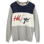 TOMMY HILFIGER DENIM Tommy Hilfiger Denim длинный рукав тренировочный футболка S серый мужской б/у одежда б/у 