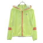 adidas Adidas ветровка L neon желтый обратная сторона сетка женский б/у одежда б/у 