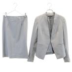 theory теория сделано в Японии шерсть юбка костюм верх и низ выставить 0 0/XX0 серый женский б/у одежда б/у 