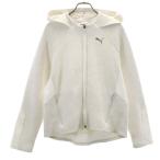 PUMA Puma длинный рукав Zip Parker L светло-серый женский б/у одежда б/у 