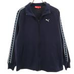 PUMA Puma сделано в Японии спортивная куртка M темно-синий джерси женский б/у одежда б/у 