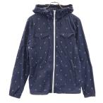 ZARA Zara pa-m tree рисунок Wind брейкер S темно-синий cocos nucifera. дерево жакет женский б/у одежда б/у 