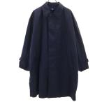 UNIQLO +J Uniqlo плюс J большой размер пальто с отложным воротником S темно-синий мужской б/у одежда б/у 