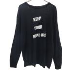 Vandori Van doliDESIGNWORKS дизайн Works сотрудничество сделано в Японии длинный рукав вязаный L черный мужской б/у одежда б/у 